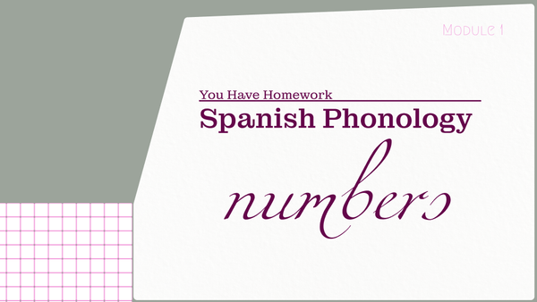 Spanish Phonology for language learners | Episode 5 - fast Spanish NUMBERS